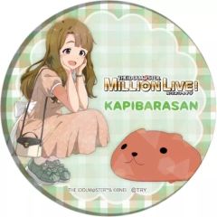 [중고] 배지·핀즈 01.미야오 미야 & 카피바라씨(신작 일러스트) 홀로그램캔 배지(65mm) [아이돌 마스터 밀리언 라이브!×카피바라씨]