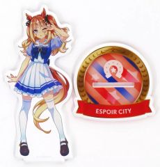 ウマ娘 ジェンティルドンナ アクリルスタンド 缶バッジ 制服 セット