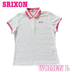 SRIXON スリクソン ゴルフウェア レディースM ポロシャツ ホワイト