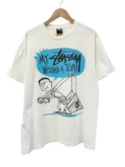 ステューシー STUSSY OLD オールド 00s MY STUSSY WEIGHTS A TON TEE ロゴ プリント 半袖 Tシャツ L 白ホワイト ブランド古着ベクトル 中古260403
