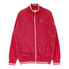 サイズ：4 NEW BALANCE GOLF ニューバランス  ナイロン切替 ニット ジップジャケット  レッド系 [240101347313] ゴルフウェア メンズ ストスト