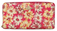 COACH  コーチ　長財布　花柄 ピンク　3474