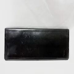 Yves Saint Laurent ブラックレザー長財布