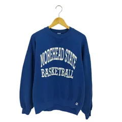 ラッセルアスレチック RUSSELL ATHLETIC 90s USA製 Vガゼット 二段アーチプリント  スウェットトレーナー メンズ  XL