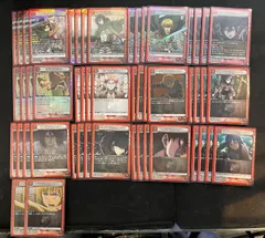 【デッキ】進撃の巨人 赤 104期兵【UNIONARENA】 ユニオンアリーナ