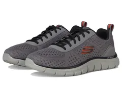 スケッチャーズ メンズ シューズ スニーカー SKECHERS Track Leshur CharcoalOrange チャコール