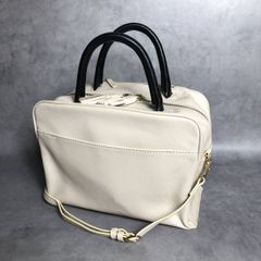 ELBORN バイカラー ボックスボストン ハンドバッグ - メルカリ