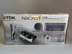 【未開封】TDK NX701 アンプ内蔵マルチメディアHiFiスピーカーシステム 長期保管品 レア 希少 40W 密閉型サブウーファー搭載 nxtテクノロジー採用 クリアなサウンド 迫力の重低音 PC オーディオ機器 接のサムネイル