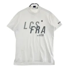 サイズ：M LE COQ GOLF ルコックゴルフ  モックネック 半袖Tシャツ  ホワイト系 [240101599400] ゴルフウェア メンズ ストスト