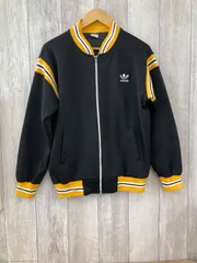 70ｓ80ｓ90ｓ adidas アディダス ヴィンテージ 西ドイツ ジャージ デサント  Ｍ相当 ブラック/オレンジ 平塚店　衣料品　　A