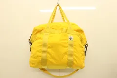 【中古】 CHUMS メンズボストンバッグ -- 2WAYボストン CHUMS -- 黄 イエロー ロゴ