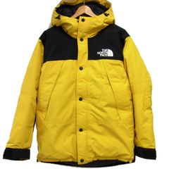 美品 定価66,960円☆THE NORTH FACE ノースフェイス 18FW マウンテンダウンジャケット ND91837 GORE-TEX メンズ イエロー 冬物 美品 定価66,960円☆THE NORTH FACE ノースフェイス 18FW マウンテン