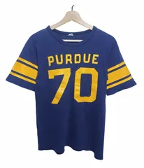 60s USA製 Champion チャンピオン PURDUE フットボールTシャツ プロダクツタグ