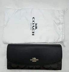 ▽COACH　コーチ　シグネチャー　長財布　F54022　布袋付　10751