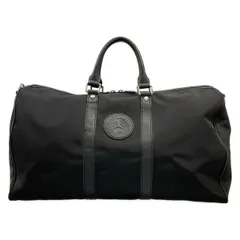 HUNTING WORLD(ハンティングワールド) ボストンバッグ - 黒 本体ロックなし/MERCEDES BENZコラボ レザー