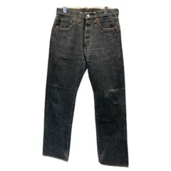 【中古】　DENIME　デニムパンツ　Gパン　ジーンズ　ボトムス　カラーデニム　無地　ボタンフライ　日本製　アメカジ　古着　/1019のサムネイル