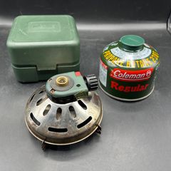 コールマン508Aシングルバーナーと専用風防、ケース付き+ヒーターおまけ コールマン508Aシングルバーナーと専用風防、ケース付き+ヒーター
