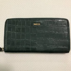 バルコス（BARCOS） クロコダイル型押し 長財布　グリーン