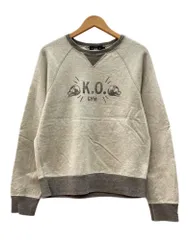 ダブルアールエル RRL V-gusset Sweatshirt Vガゼット スウェットシャツ K.O GYM 両V トレーナー 裏起毛 Ralph Lauren 灰 スウェット プリント グレー Sサイズ 104MT-2977のサムネイル