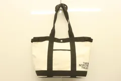 【中古】 THE NORTH FACE メンズトートバッグ -- BC GEAR TOTE THE NORTH FACE -- 白 ホワイト ロゴ