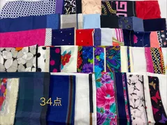 S682☆ GIVENCHY など ハンカチ 小物 おまと34点 ジバンシー 未使用入り