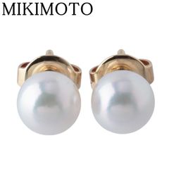照り良] MIKIMOTOパール ピアス ☆K18YG 8mm未満 - メルカリ