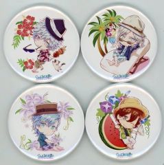 [중고] 배지 핀즈 (캐릭터) QUARTET NIGHT 신작 치비 캐릭터 56mm 캔 배치 세트 (4 개 세트) [Blu-ray / DVD 노래의 ☆ 프린스님 마지 LOVE 레전드 스타] 게이머즈 전권 구입 특전