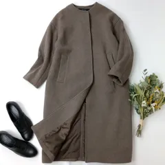 JOURNAL STANDARD ジャーナルスタンダード スーパー140ビーバーノーカラーコート (89K＋1889)26F