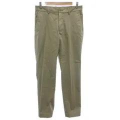 グリーンレーベルリラクシング ユナイテッドアローズ green label relaxing 23AW サテンスマートレッグ チノパンツ テーパード S カーキ /GV