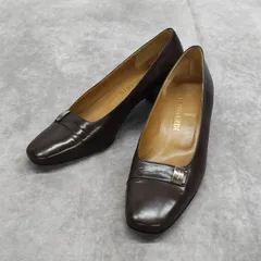 TRUSSARDI トラサルディ　レザーパンプス　24cm ブラウン　茶色　日本製のサムネイル