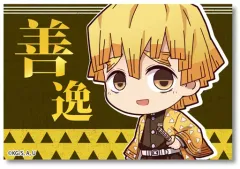 【中古】バッジ・ピンズ(キャラクター) 我妻善逸 てくトコBIGスクエア缶バッチ 「鬼滅の刃」