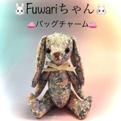 福祉施設制作】ココリティーズ作 ピアス 「うさぎパール風ピアス」 NO 