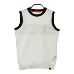 サイズ：1 NEW BALANCE GOLF ニューバランス  メッシュ ニットベスト  ホワイト系 [240101653318] ゴルフウェア レディース ストスト