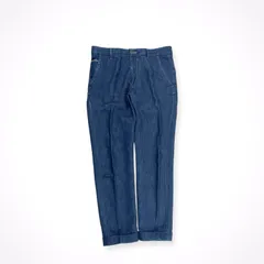 CARE LABEL ケアレーベル / コットンリネンデニムパンツ 参考定価：48,000程度 イタリア製 SIZE:31