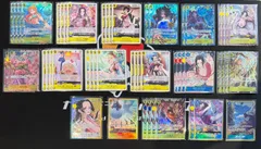 【ワンピースカード】キズ有　青黄　ハンコック　パラレル　デッキ