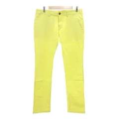 ビームスハート BEAMS HEART パンツ スラックス L コットン ローライズ 黄 イエロー /NU ■GY60