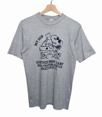 80s USA製】Tropix ディズニー ミッキーサーフ 長袖Tシャツ - メルカリ