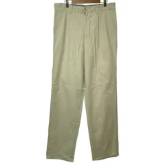 【中古】　CHAPS RALPH LAUREN　スラックス　ボトムス　ジップフライ　無地　ツータック　オーバーサイズ　古着　/7002のサムネイル