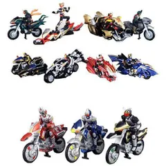 キャラウィール 栄光のライダーマシーン　全11種セット　(仮面ライダークウガ/仮面ライダーアギト/仮面ライダー龍騎/仮面ライダー555/仮面ライダー剣)