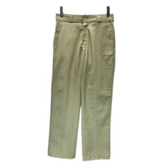 【中古】　Dickies　ワークパンツ　874　綿パン　チノパン　ボトムス　ジップフライ　無地　ワンポイント　ブランドロゴ　ストリート　古着　/1021