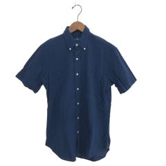 ポロラルフローレン シアサッカー 半袖シャツ ネイビー S 未使用 タグ 