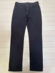 EDWIN JERSEYS ブラックデニムパンツ メンズS ストレッチ 楽デニム 黒