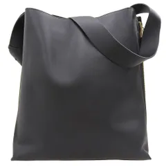 超美品 ロペ エポール EPOR 現行タグ Y BAG Shoulder Large PVCレザー ダブルジップ ショルダー クロスボディバッグ 黒A4 レディース ほぼ未使用