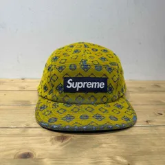Supreme 24aw Flocked Denim Camp Cap 