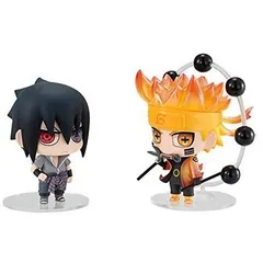 ちみメガ バディシリーズ！ No.003 NARUTO-ナルト- 疾風伝 うずまきナルト＆うちはサスケ 忍界大戦セットのサムネイル