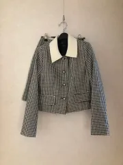 0 カラ ツイード ジャケット スカート セット