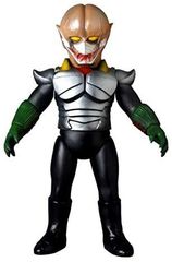 美品 メディコム トイ デビルマン レトロデザイン版 マスク取れ ソフビ