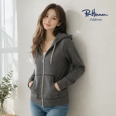 【美品】Ron Herman California /ジップパーカー XS グレー
