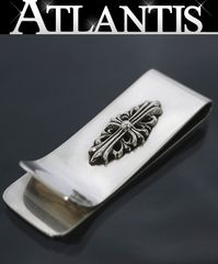 インボイスコピー付 CHROME HEARTS マネークリップ スモールクロス