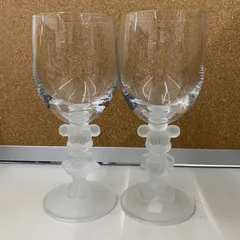 Disney ミッキー＆ミニー ペア ワイングラス 2個セット